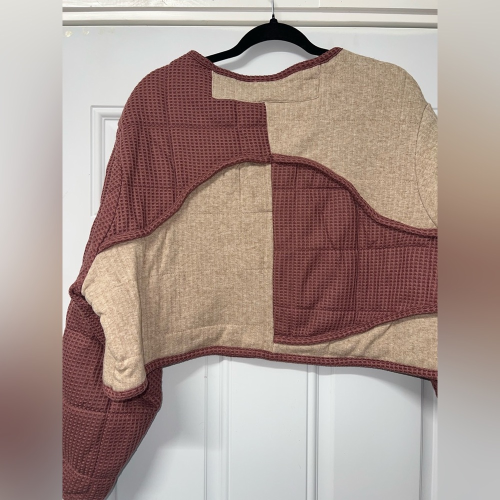 POL cropped quilted mixed media jacket size small 
NWT - Picture 2 of 10